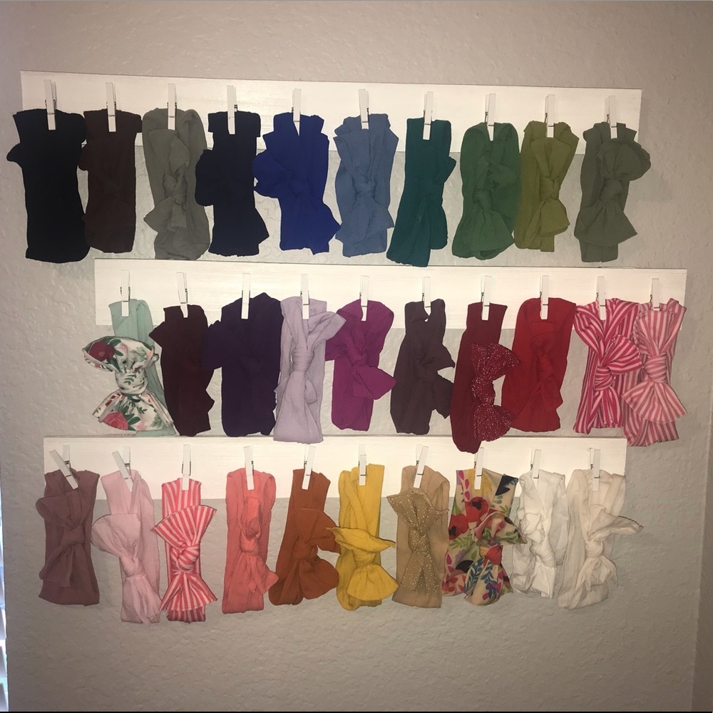 Baby bling bows headbands 🎀